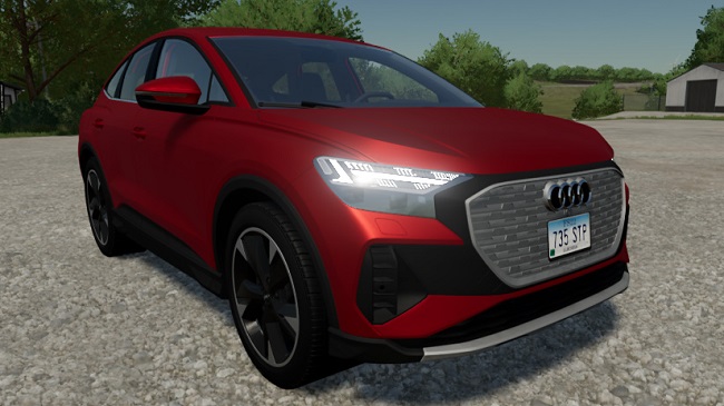 Audi Q4 Sportback 40 E-Tron v1.0 для Farming Simulator 22 (1.7.x)