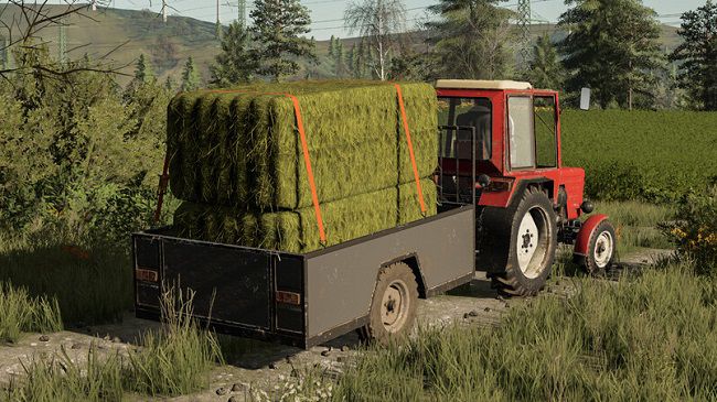 Two Wheel Trailer v1.0 для Farming Simulator 22 (1.7.x)