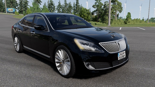 Hyundai Equus v1.0 для BeamNG.drive (0.28.x)