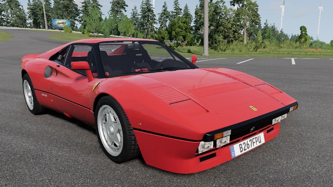 Ferrari GTO 1984 v1.0 для BeamNG.drive (0.26.x)