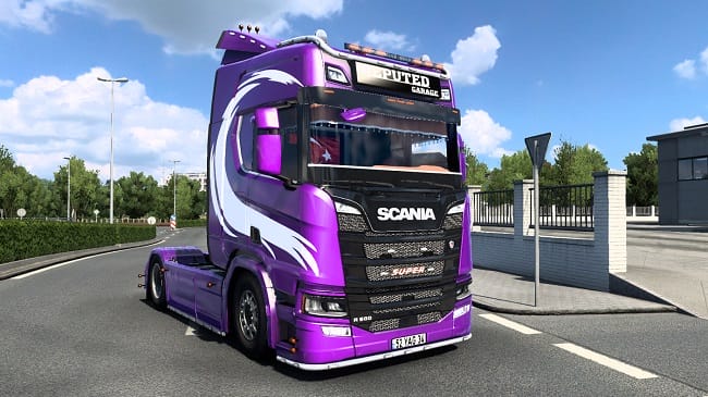 Scania R580 V8 NG Reputed Garage v1.1 для Euro Truck Simulator 2 (1.46.x)