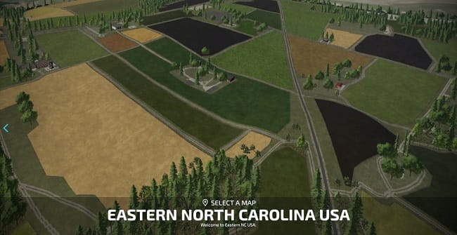 Карта Eastern North Carolina USA v1.2.0.3 для Farming Simulator 22 (1.11.x)