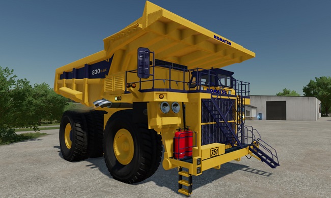 Komatsu 830E-AC v1.1.0.0 для Farming Simulator 22 (1.8.x)