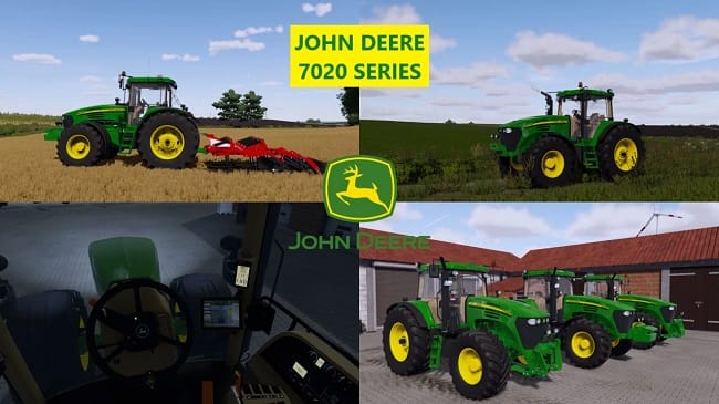 John Deere 7020 Series v1.0.0.1 для Farming Simulator 22 (1.8.x)