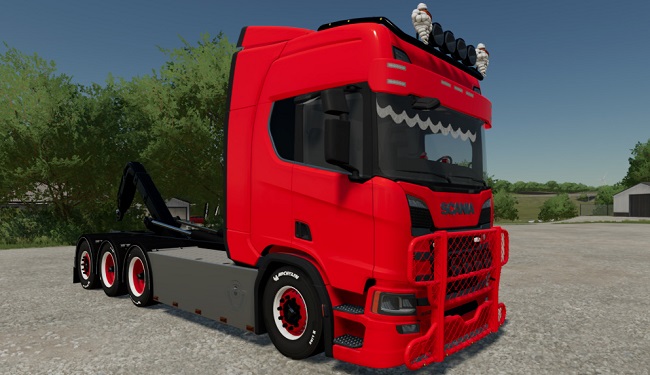 Scania R500 Tridem v1.0 для Farming Simulator 22 (1.8.x)