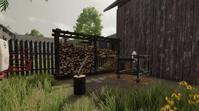 Firewood Production v1.0 для Farming Simulator 22 (1.8.x)