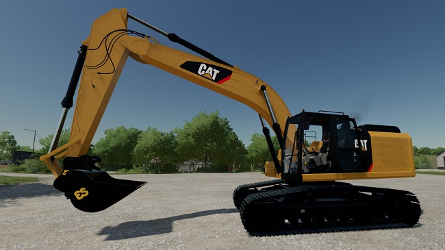 Cat 336F L Godets ES v1.0 для Farming Simulator 22 (1.8.x)