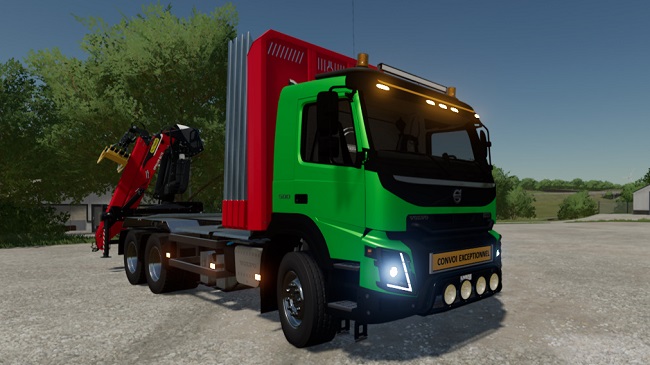 Volvo Fmx Forestry V101 для Farming Simulator 22 18x Моды для игр про автомобили от 6605