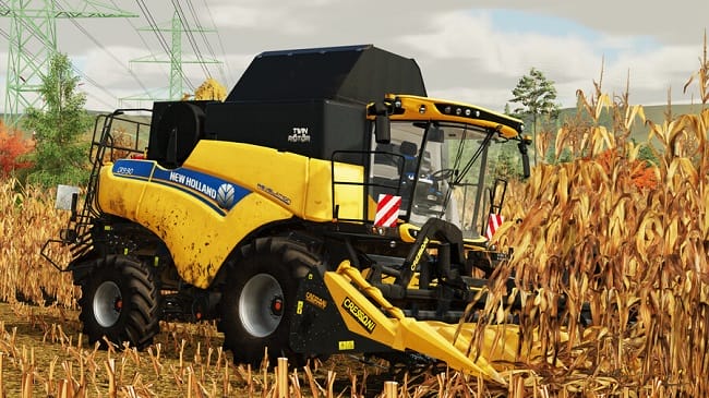 New Holland CR9.90 v1.0 для Farming Simulator 22 (1.8.x)