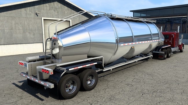 AeroMAC Pneumatic Tanker v1.0 для American Truck Simulator (1.46.x)