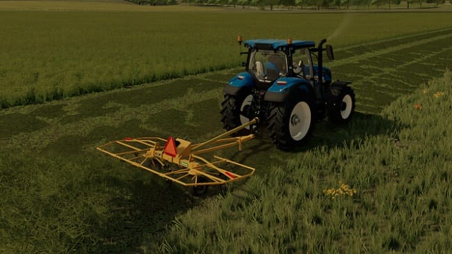 Vermeer TD100 Tedder v1.0 для Farming Simulator 22 (1.8.x)