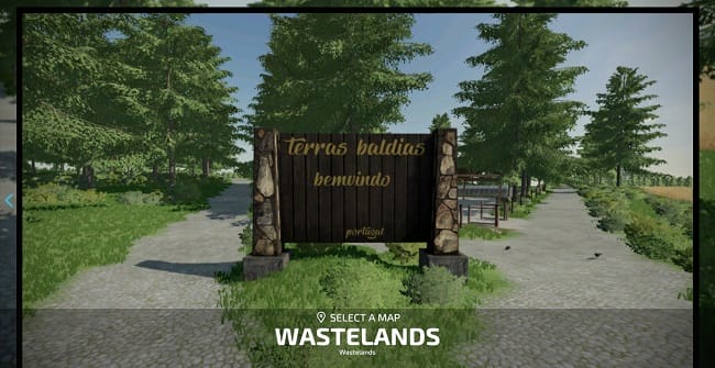 Карта Wastelands v1.1 для Farming Simulator 22 (1.8.x)