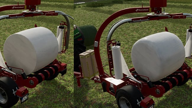 Rounder Wrapped Round Bales v1.0.0.2 для Farming Simulator 22 (1.8.x)
