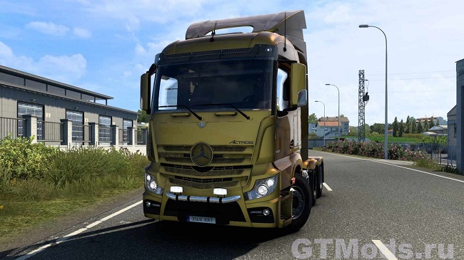 Mercedes Actros MP4 v1.0 для Euro Truck Simulator 2 (1.46.x)