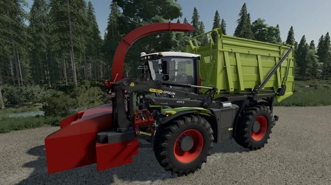 Claas Xerion Wood Crusher v1.0 для Farming Simulator 22 (1.8.x)