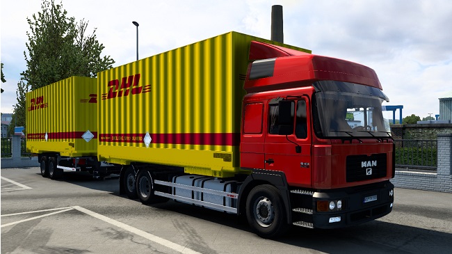 M.A.N F2000 BDF Jumbo v1.0 для Euro Truck Simulator 2 (1.46.x)