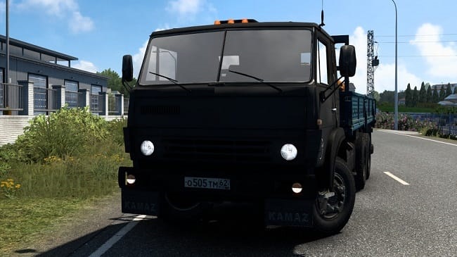 КамАЗ 5410 - 53212 PRIVAT + Прицепы v1.0 для Euro Truck Simulator 2 (1.46.x)
