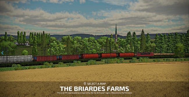 Карта Les Fermes Briardes v1.0.0.1 для Farming Simulator 22 (1.9.x)