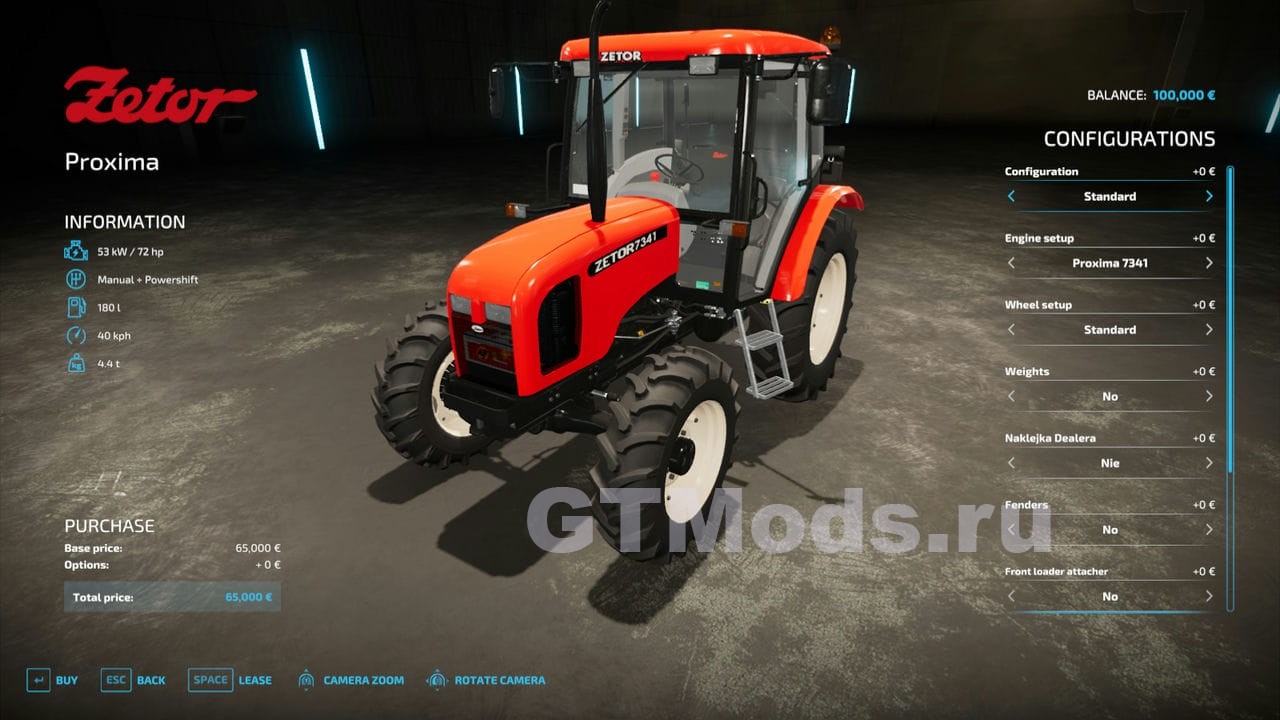 Zetor Proxima 7080 Pack V10 для Farming Simulator 22 18x Моды для игр про автомобили от 7676