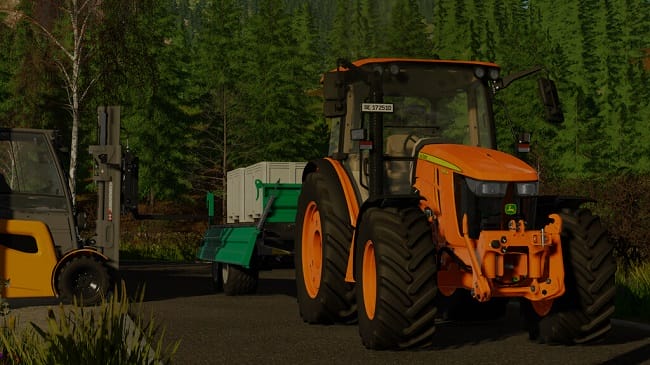 John Deere 5M Series v1.1.0.1 для Farming Simulator 22 (1.11.x)