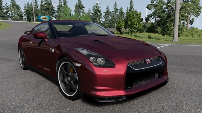 Nissan GT-R v1.3 для BeamNG.drive (0.27.x)