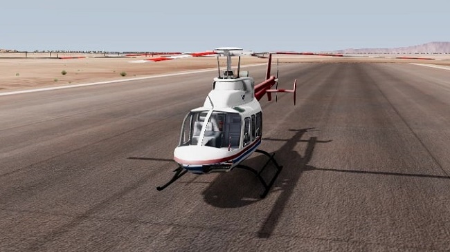 Bell 407 Helicopter v1.0 для BeamNG.drive (0.27.x)