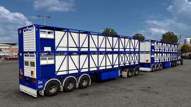 Rytrans Cattle Crates v1.0 для American Truck Simulator (1.46.x)