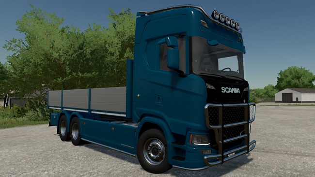 Scania S 6X4 Drop Side v1.0 для Farming Simulator 22 (1.8.x)