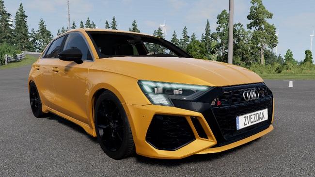 Audi RS3 (2022) v2.0 для BeamNG.drive (0.28.x)