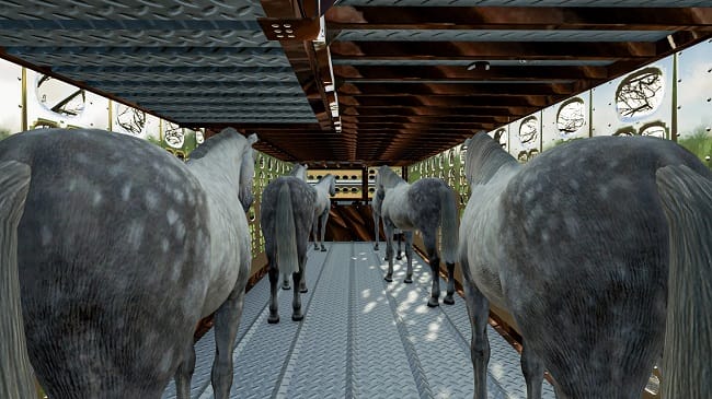 Silverstar Horse Trailer v1.0 для Farming Simulator 22 (1.8.x)