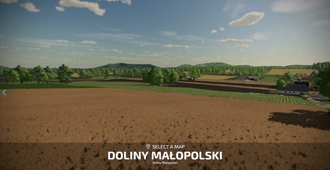 Карта Dolina Małopolski v1.0 для Farming Simulator 22 (1.8.x)