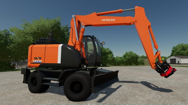 Hitachi 145W v2.0 для Farming Simulator 22 (1.8.x)