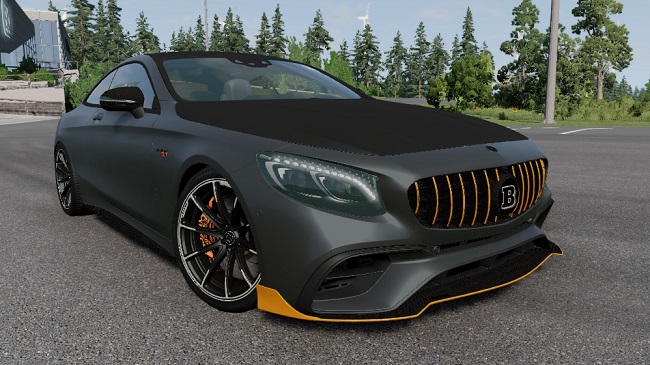 Mercedes-Benz S63 AMG Coupe v1.0 для BeamNG.drive (0.28.x)