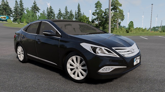 Hyundai Granduer 2014 v1.1 для BeamNG.drive (0.27.x)