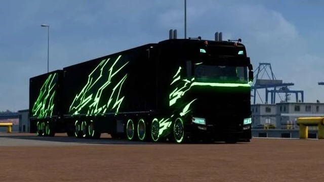 Glowing Trucks And Trailers v2.0 для Euro Truck Simulator 2 (1.46.x)