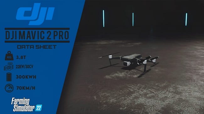 DJI Mavic 2 PRO v1.0 для Farming Simulator 22 (1.8.x)