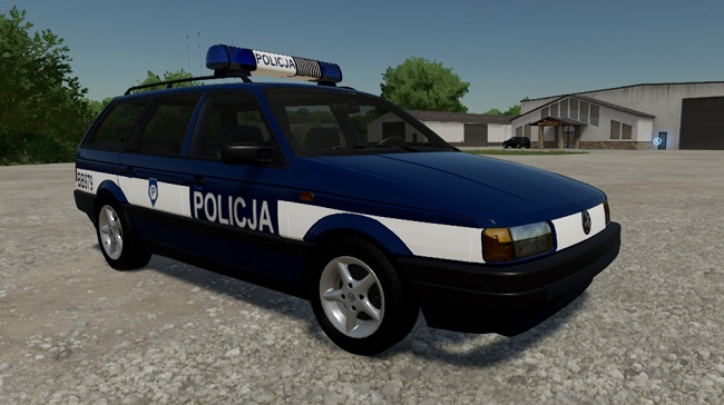 Volkswagen Passat B3 Police v1.0 для Farming Simulator 22 (1.8.x)