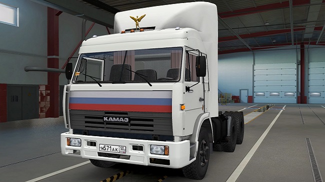 КамАЗ-54115 v4.1 для Euro Truck Simulator 2 (1.46.x)