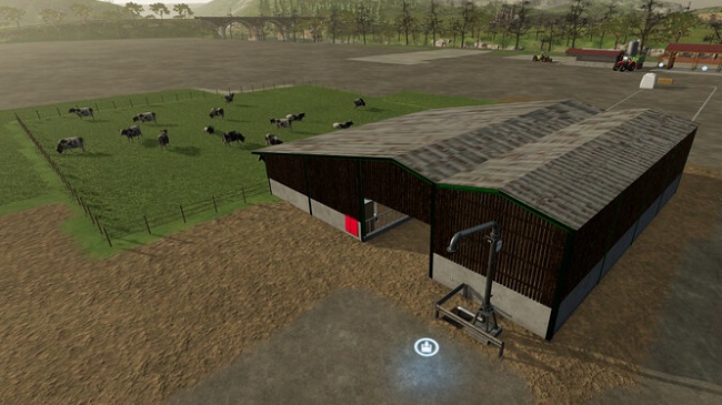 Cow Barn With Pasture v1.1.0.0 для Farming Simulator 22 (1.8.x)