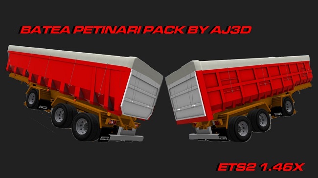 Dumper Petinari Pack v1.0 для Euro Truck Simulator 2 (1.46.x)