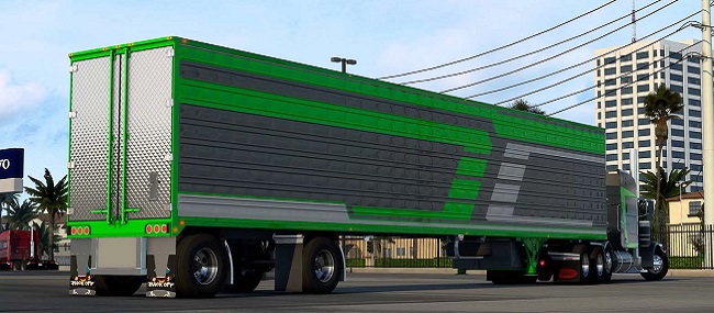 Custom 53`Reefer & Dryvan Trailer v1.0 для American Truck Simulator (1.46.x, 1.47.x)