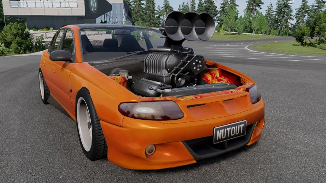 Holden VT Commodore NUTOUT v1.0 для BeamNG.drive (0.27.x)