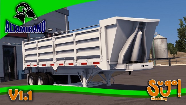 Altamirno Dump Trailer v1.0 для American Truck Simulator (1.46.x)