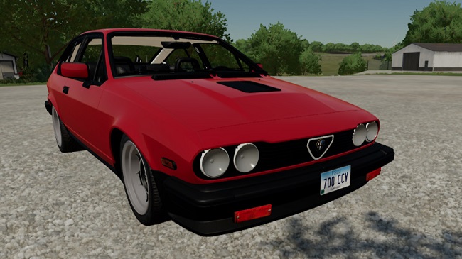 Alfa Romeo Alfetta GTV6 v1.0 для Farming Simulator 22 (1.8.x)