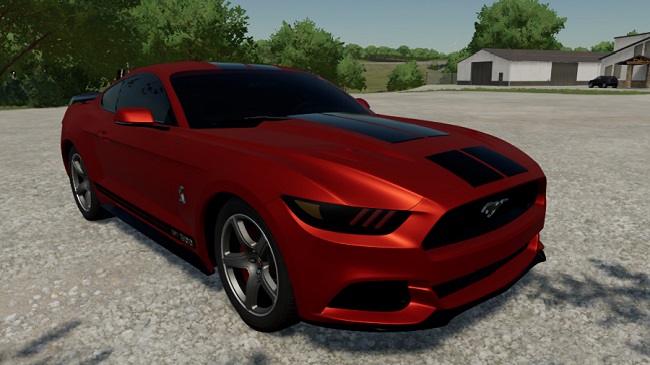 2018 Ford Mustang v1.0 для Farming Simulator 22 (1.8.x)