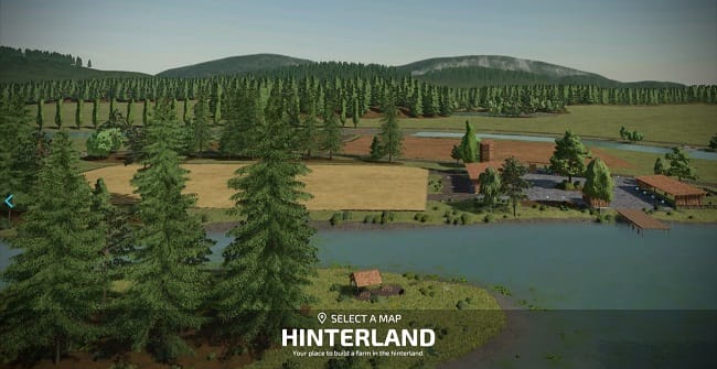 Карта Hinterland v1.1.0 для Farming Simulator 22 (1.9.x)
