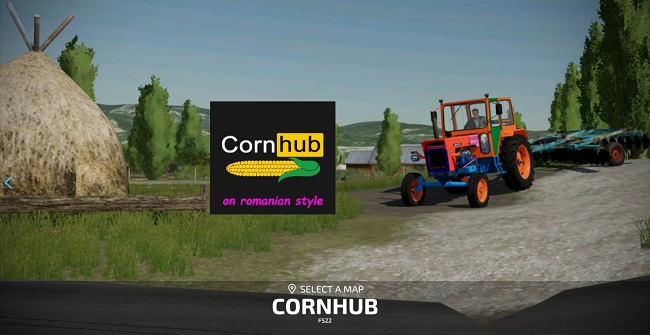 Карта CornHub v1.0 для Farming Simulator 22 (1.8.x)