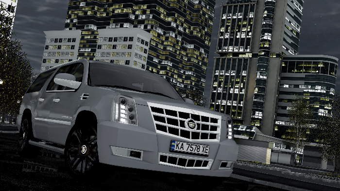 Cadillac Escalade ESV Platinum 2012 v1.0 для City Car Driving (1.5.9.2)