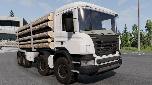 Scania 8x8 Utility Truck v1.0 для BeamNG.drive (0.27.x)