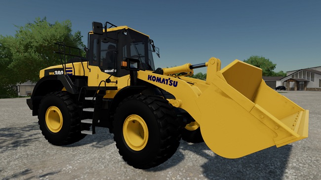 Komatsu WA380 v1.0 для Farming Simulator 22 (1.8.x)